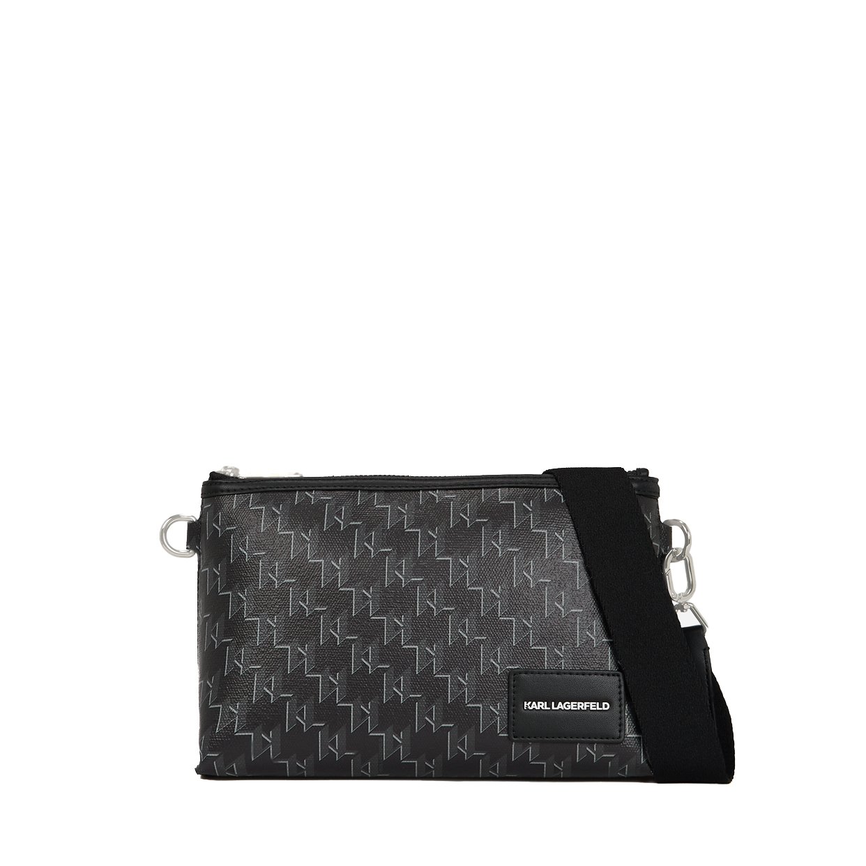 K/Voyage Crossbody Pouch -Black Monogram