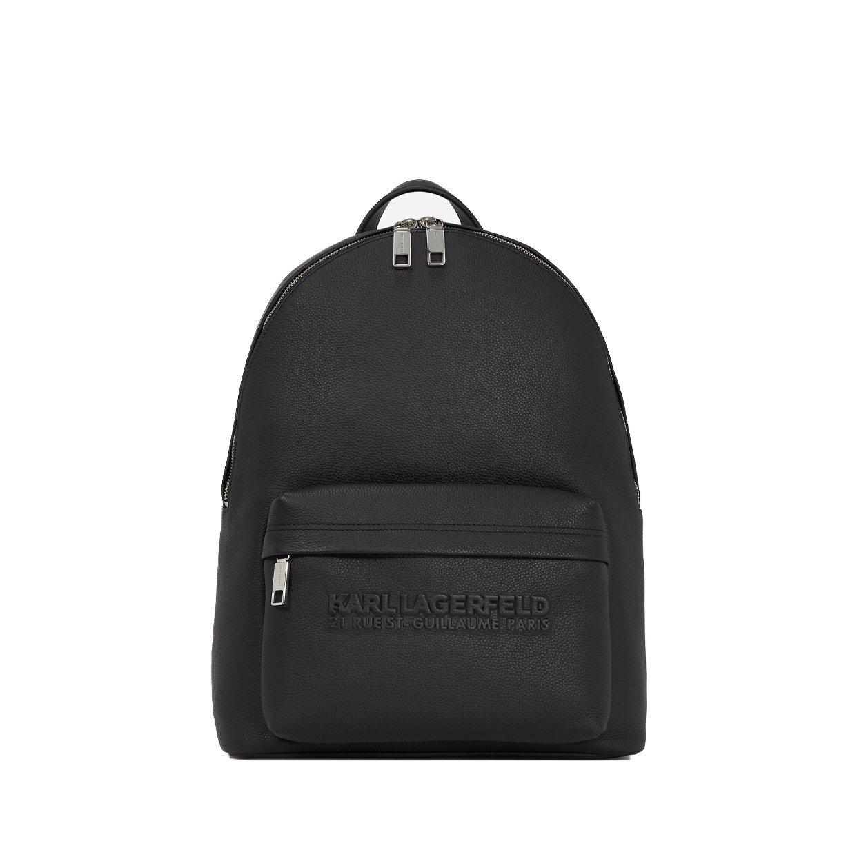 K/RSG Leather Backpack -Black