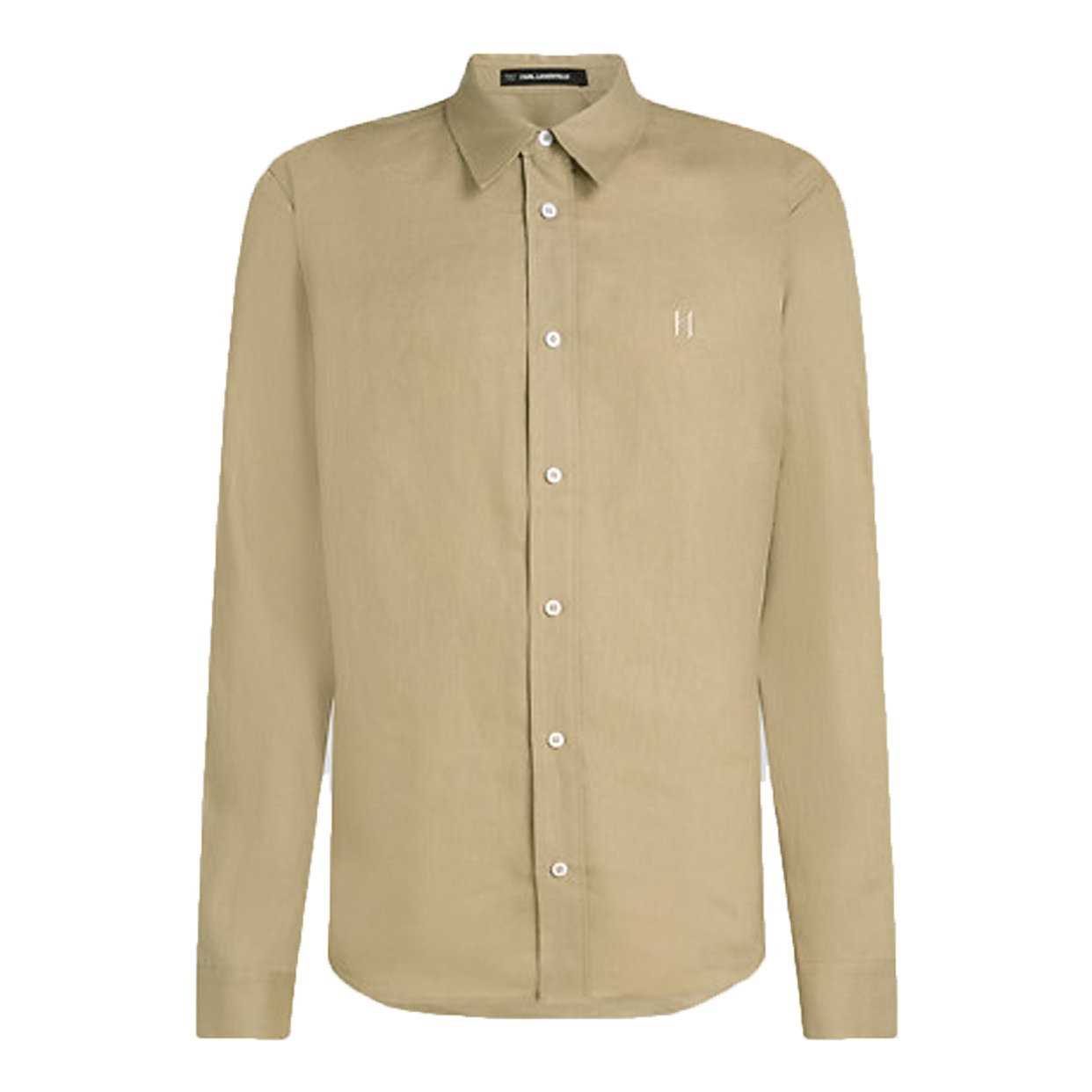KL Embroidery Linen Shirt -Twill