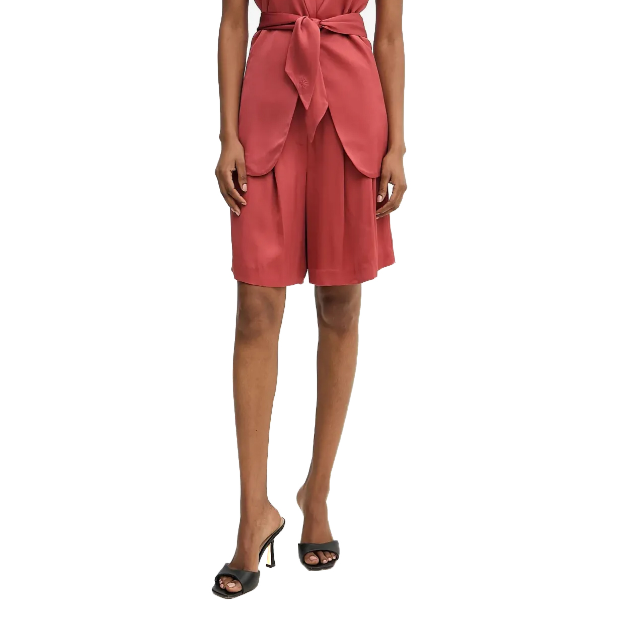 Fluid Tailored Shorts -Cinnabar