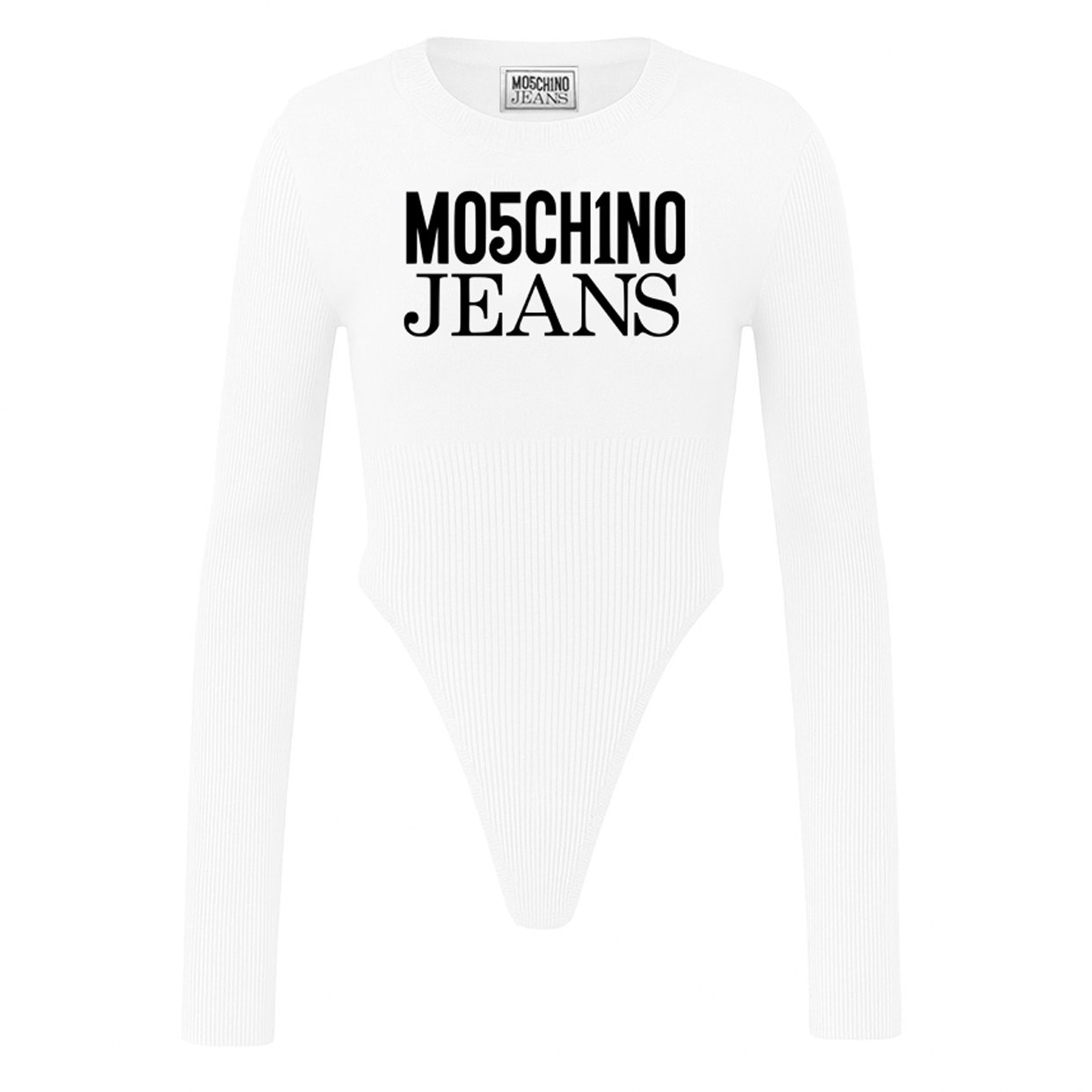 Logo Stretch Bodysuit -White
