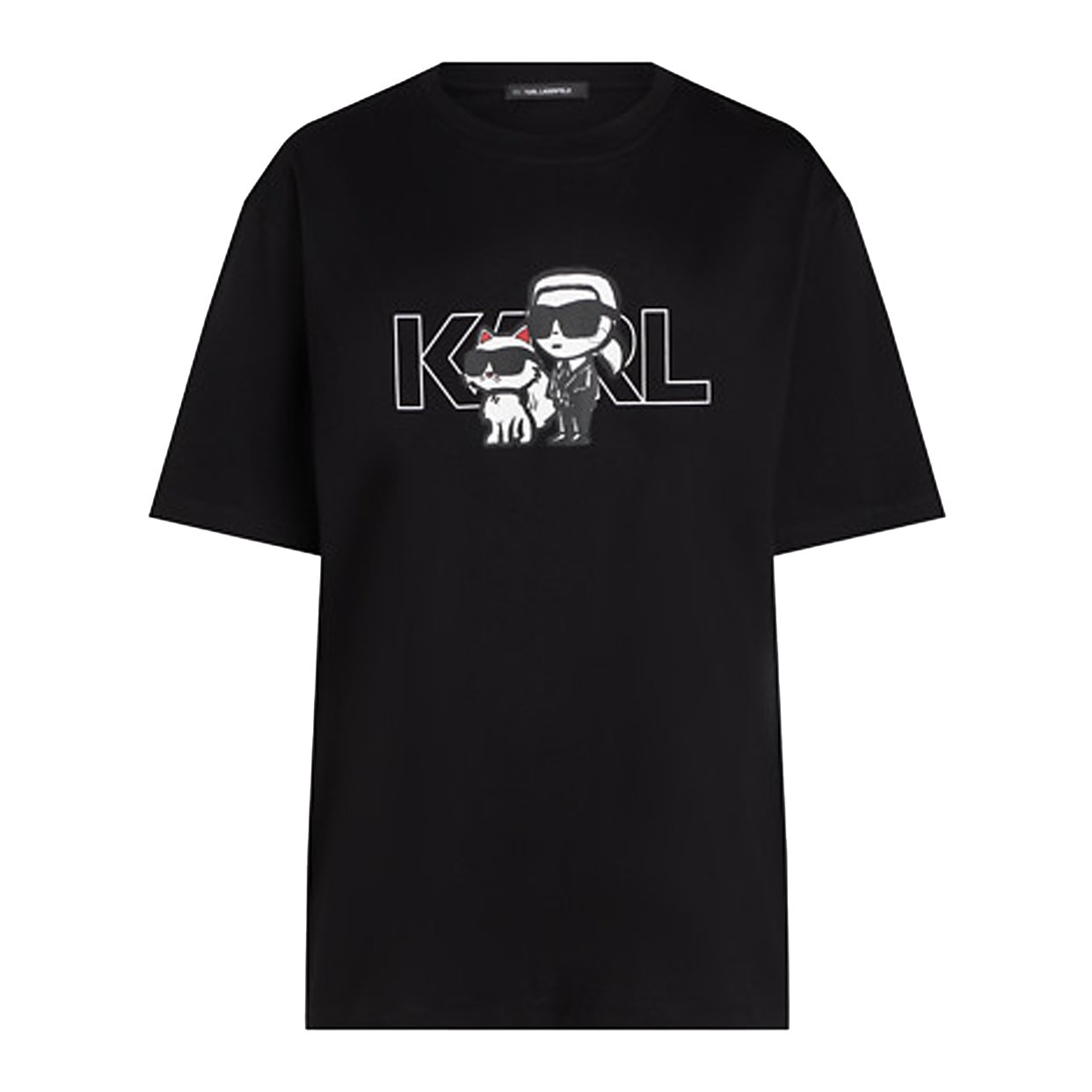 Ikon Seasonal Oversized T-Shirt -Black