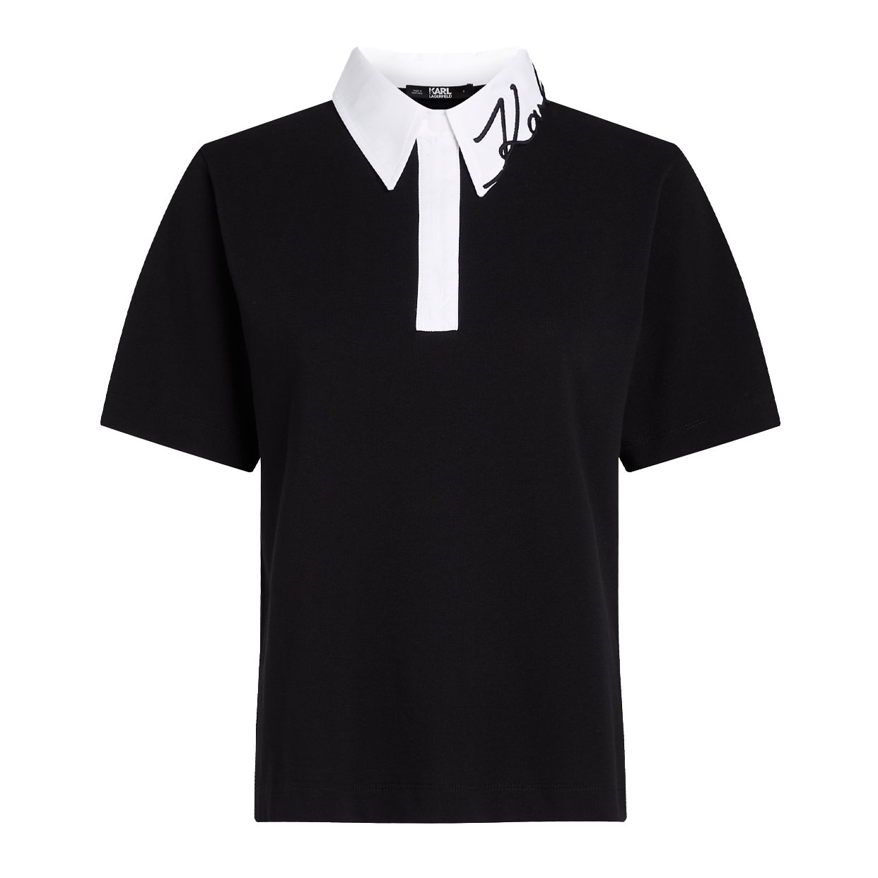 Signature Polo Shirt -Black
