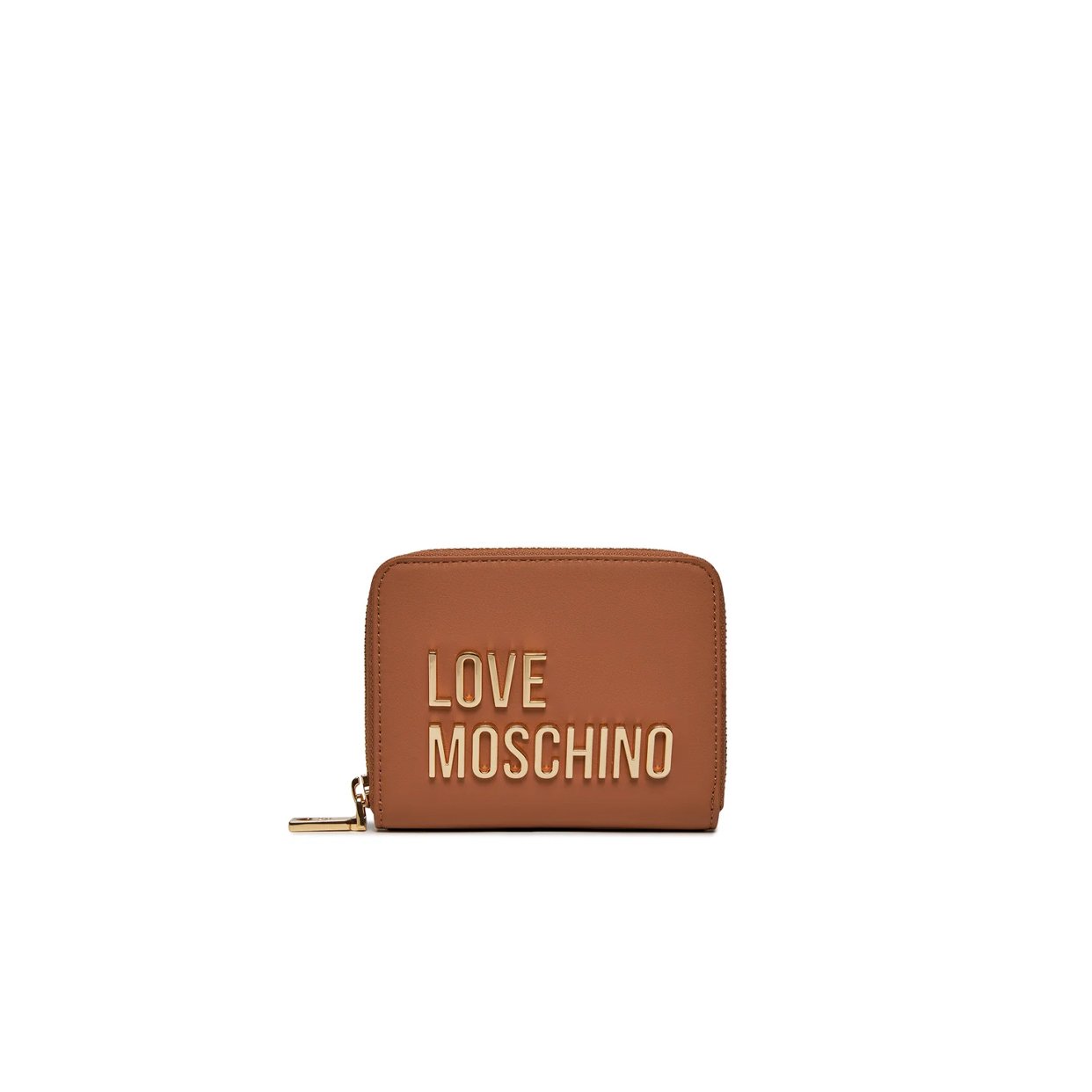 Bold Logo Small Wallet -Camel