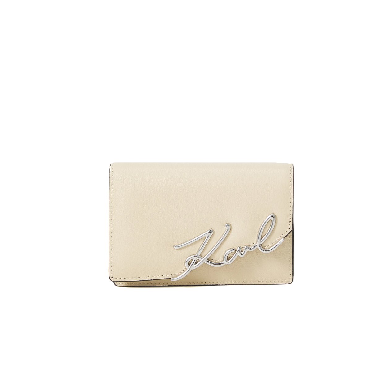K/Signature Small Wallet -Trench Beige