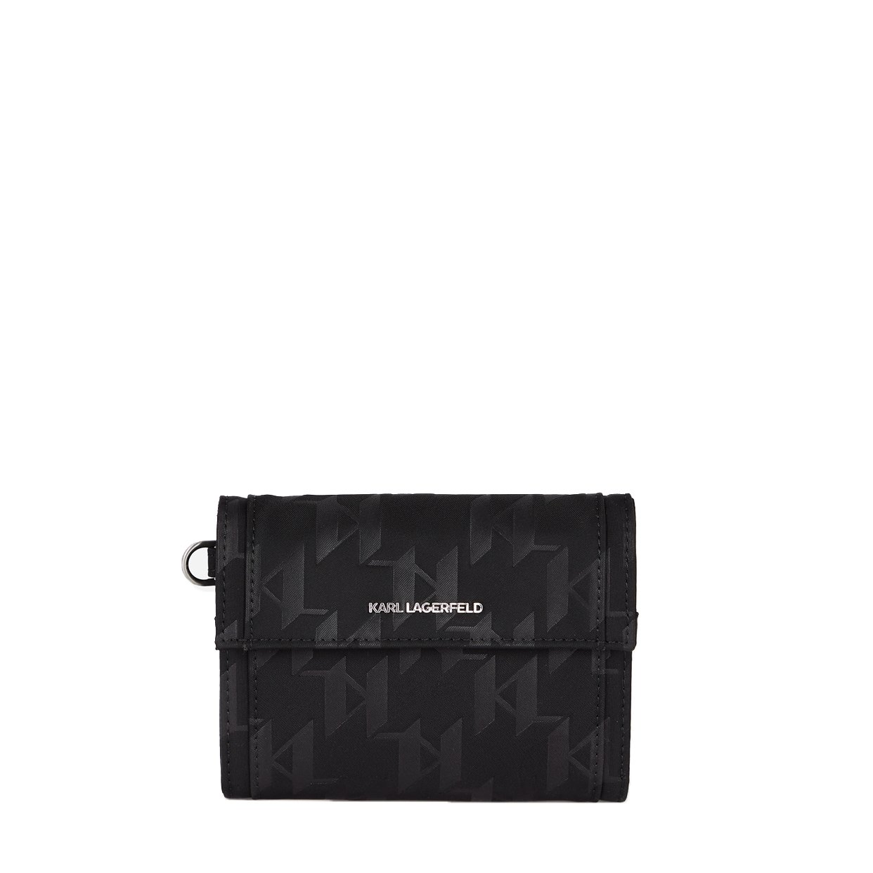 K/Monogram Tonal Wallet -Black
