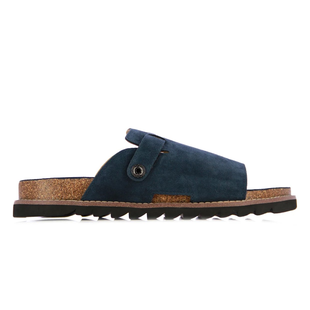 Open-Toe Mule Sandals -Blue