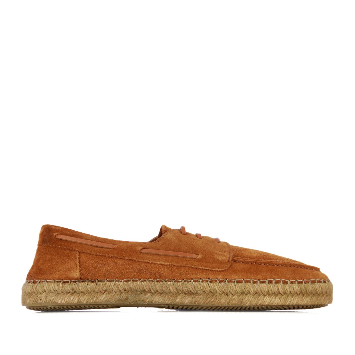 Casual Leather Lace-Ups -Tan