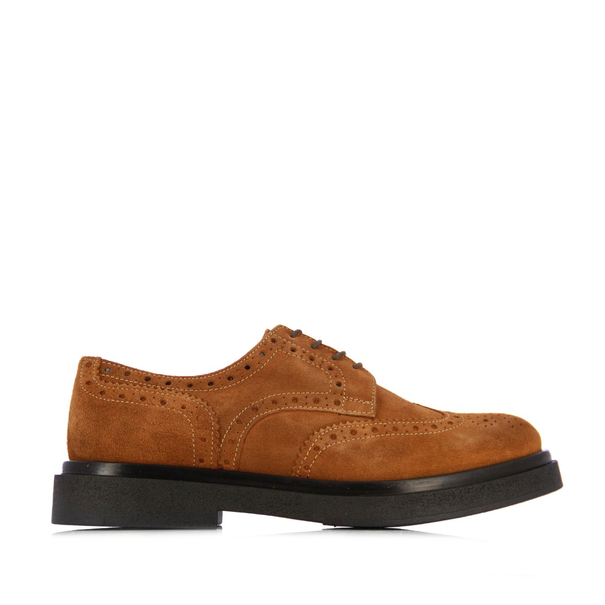 Formal Suede Brogue -Tan