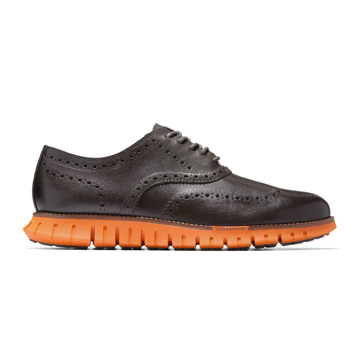 ZERØGRAND Remastered Wingtip Oxfords -Grey/Natural