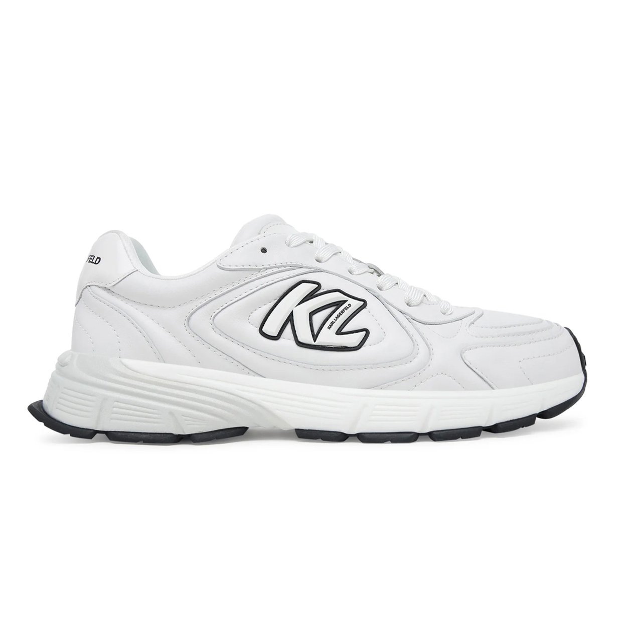 Orion Sidetrim Layer Leather Sneaker -White
