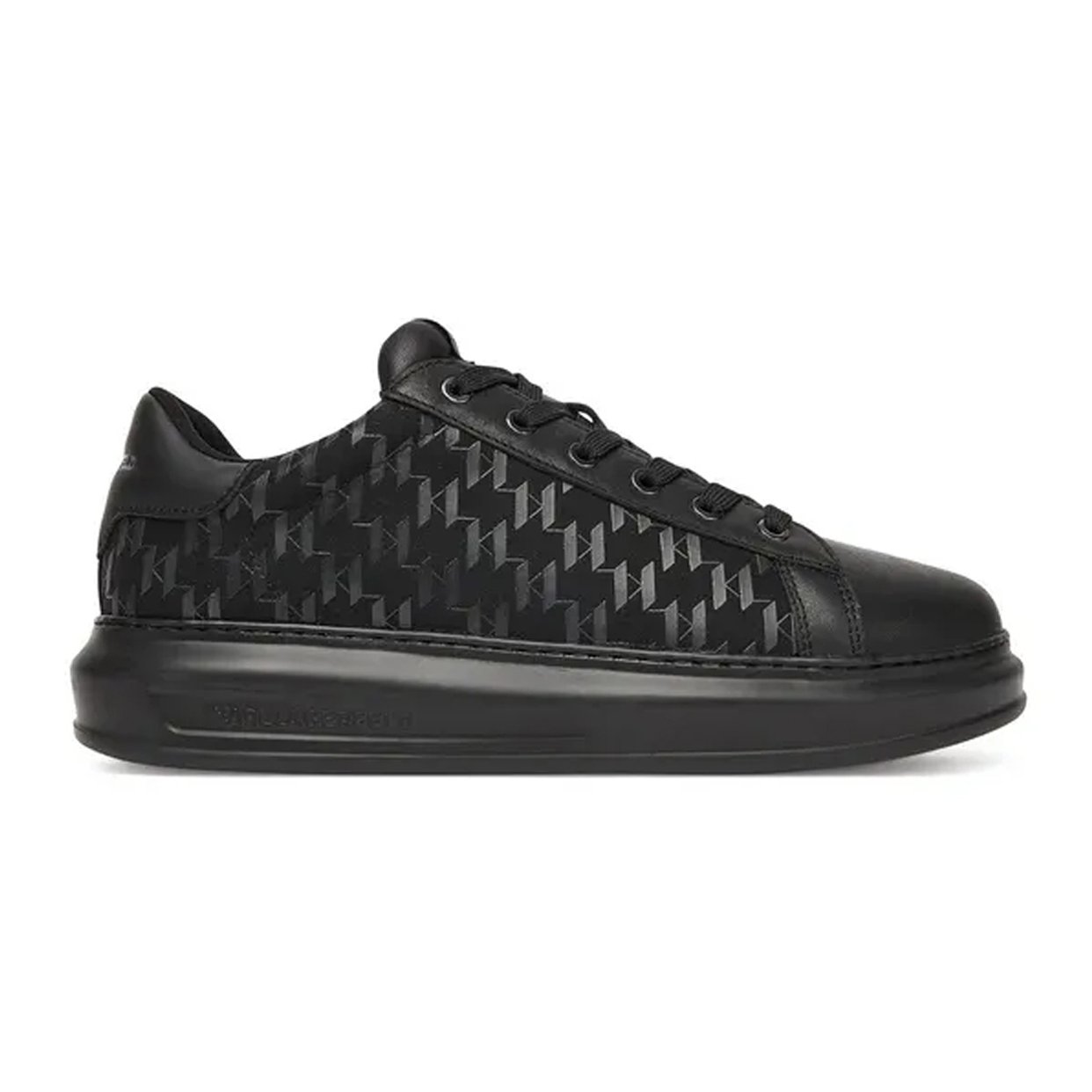 Kapri Dual Tone Lo Lace Sneaker -Black