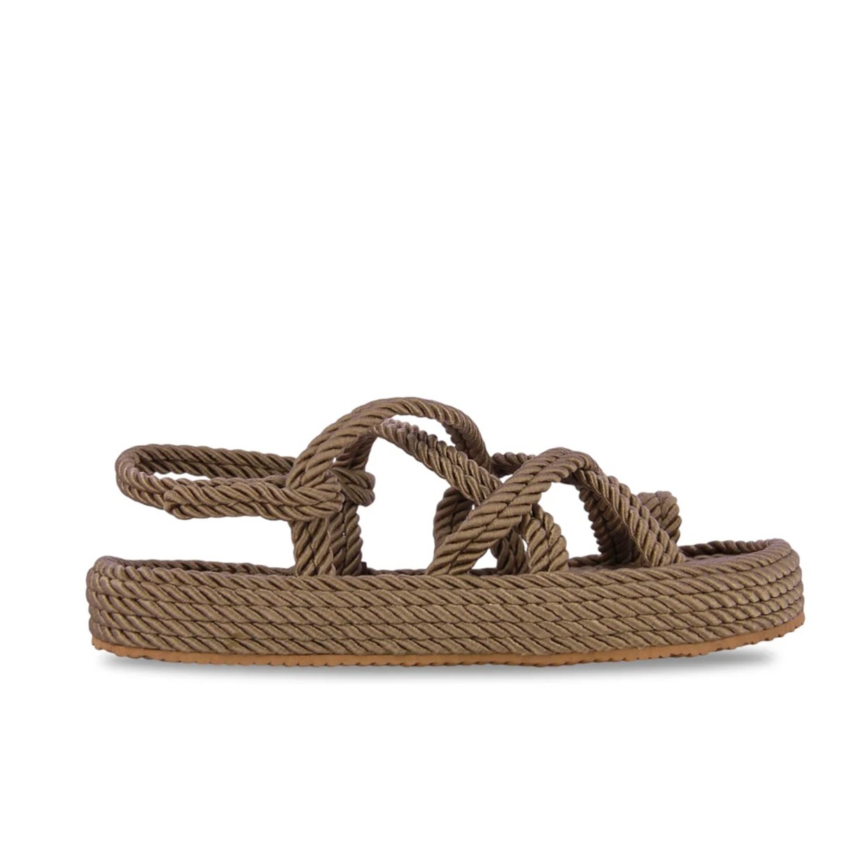 Woven Slingback Sandals -Mink