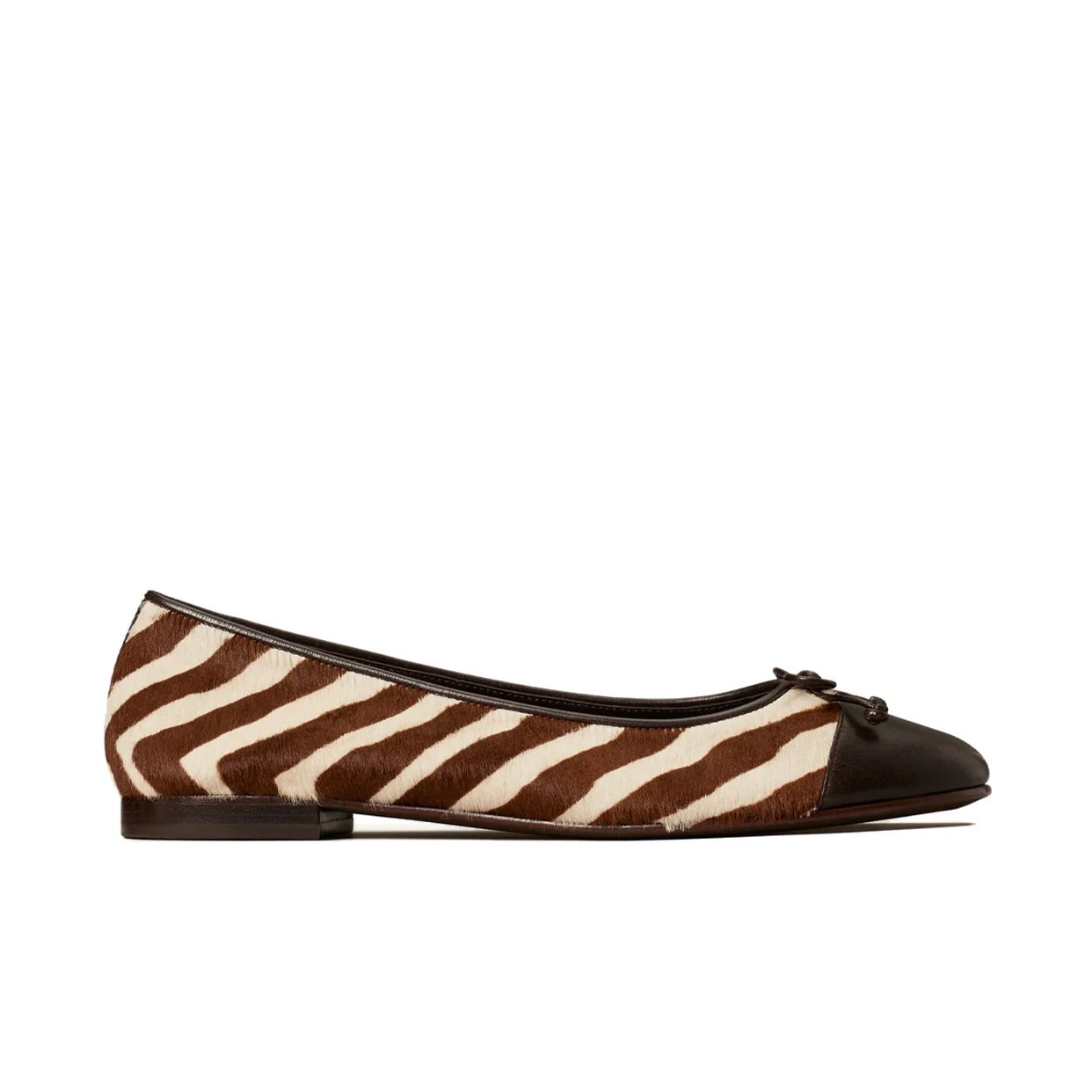 Cap Toe Ballet -Zebra