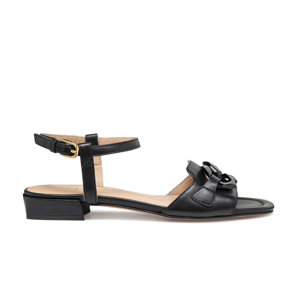 New Eraklia 15 Flat Sandals -Black