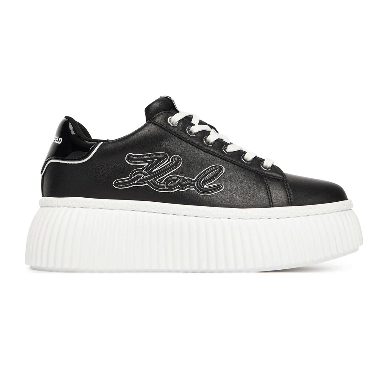 Kreeper Lo Signia Embro Patch Sneaker -Black