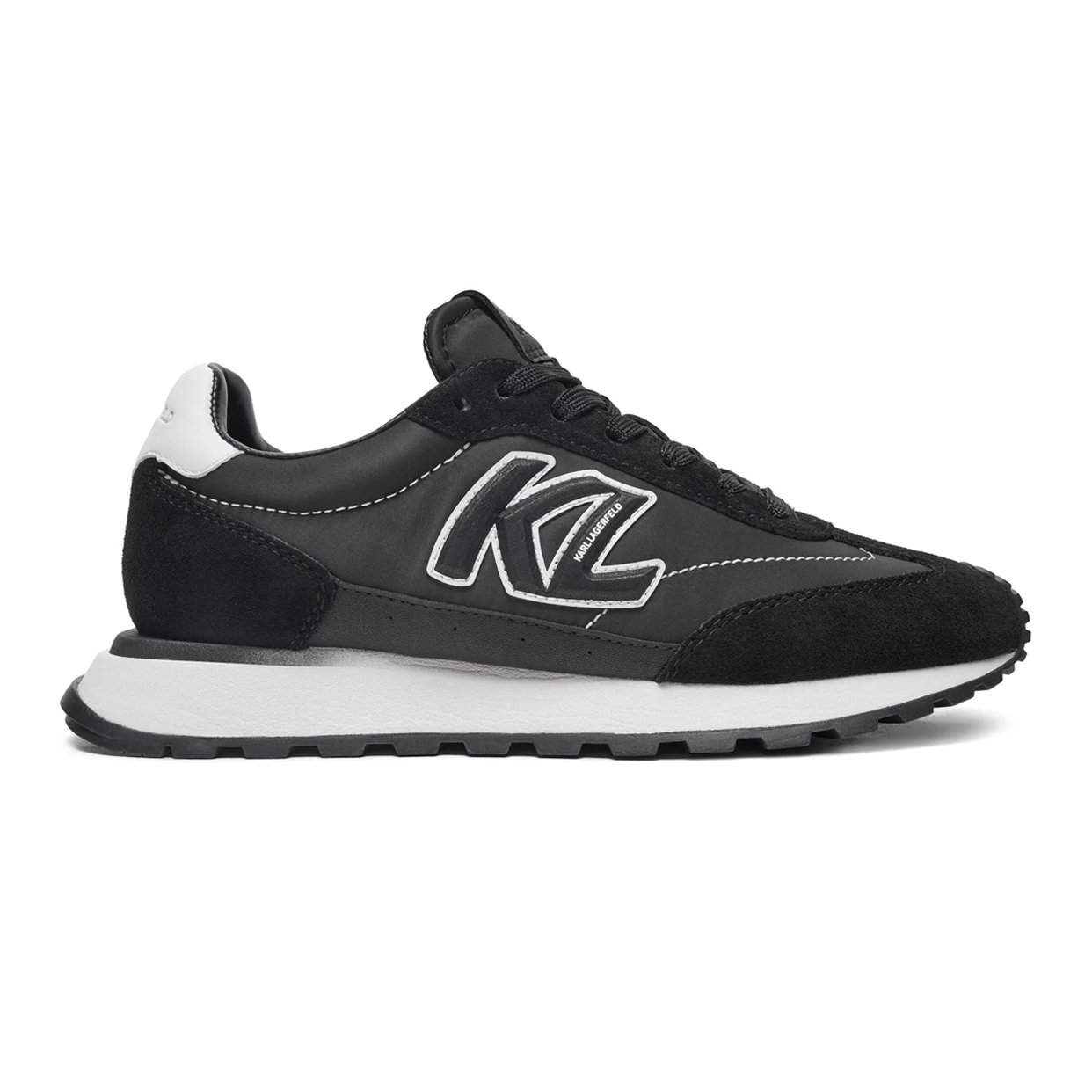 Kairo Sidetrim Lo Mix Sneaker -Black