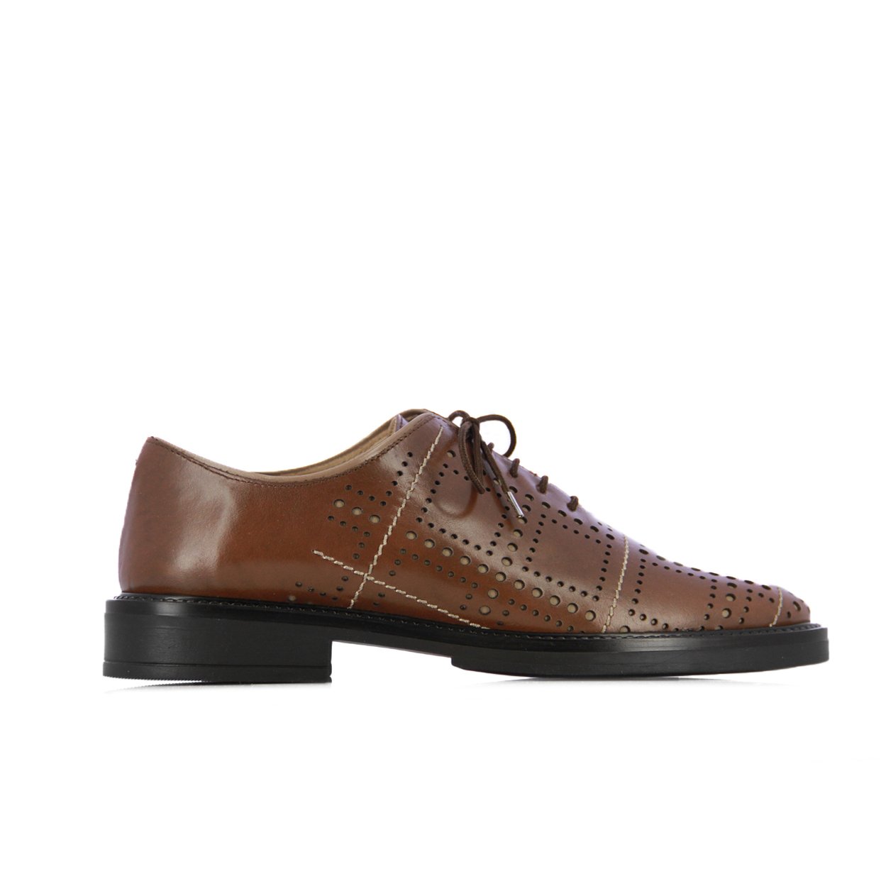 Timeless Leather Lace-Ups -Chocolate Brown