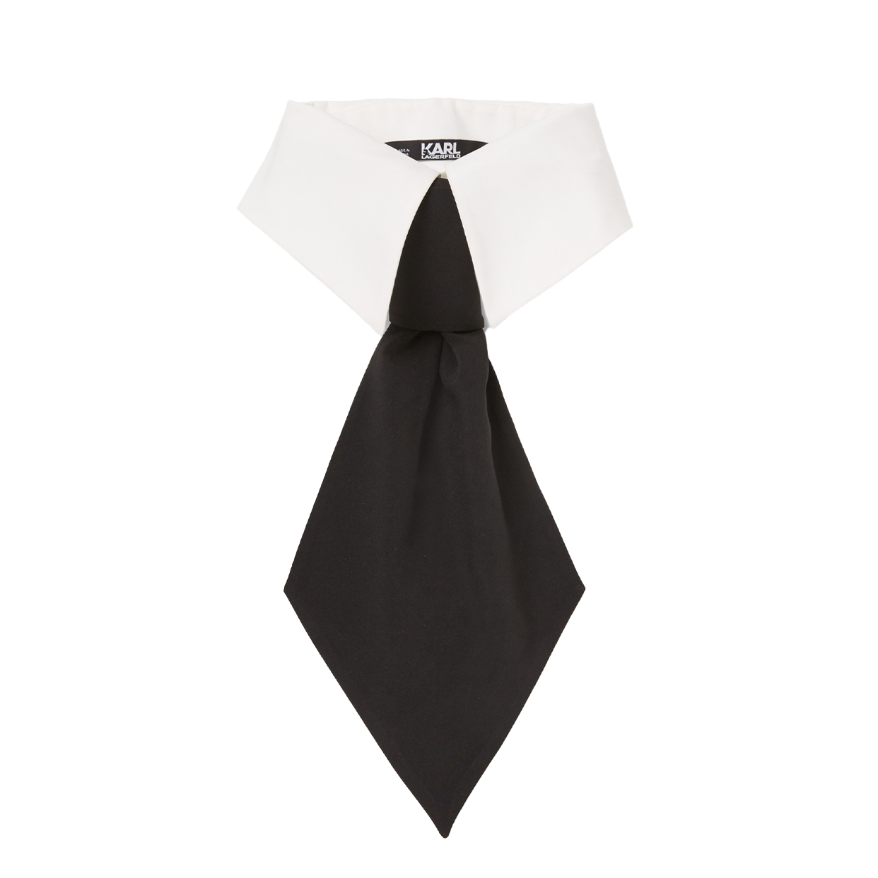 Collar And Tie -White/Black