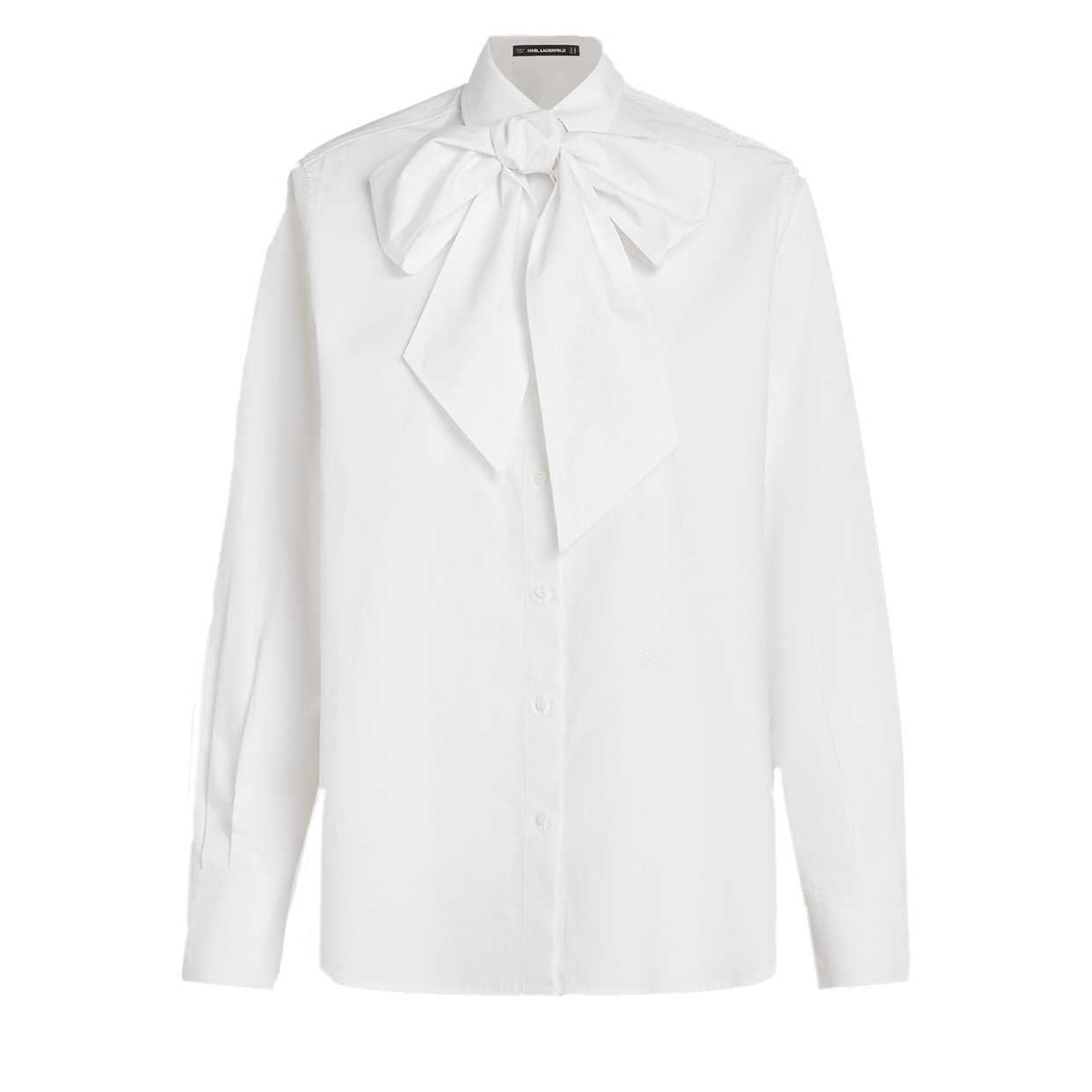 DNA Bow Detail Shirt -White