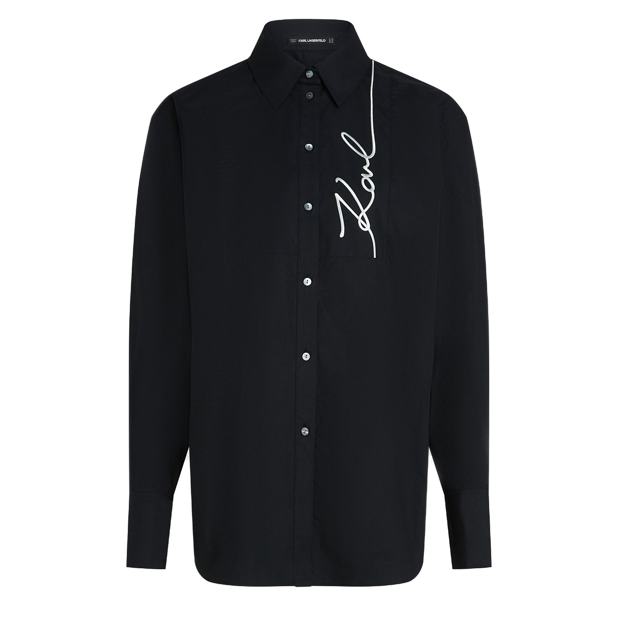 Signature Poplin Shirt -Black