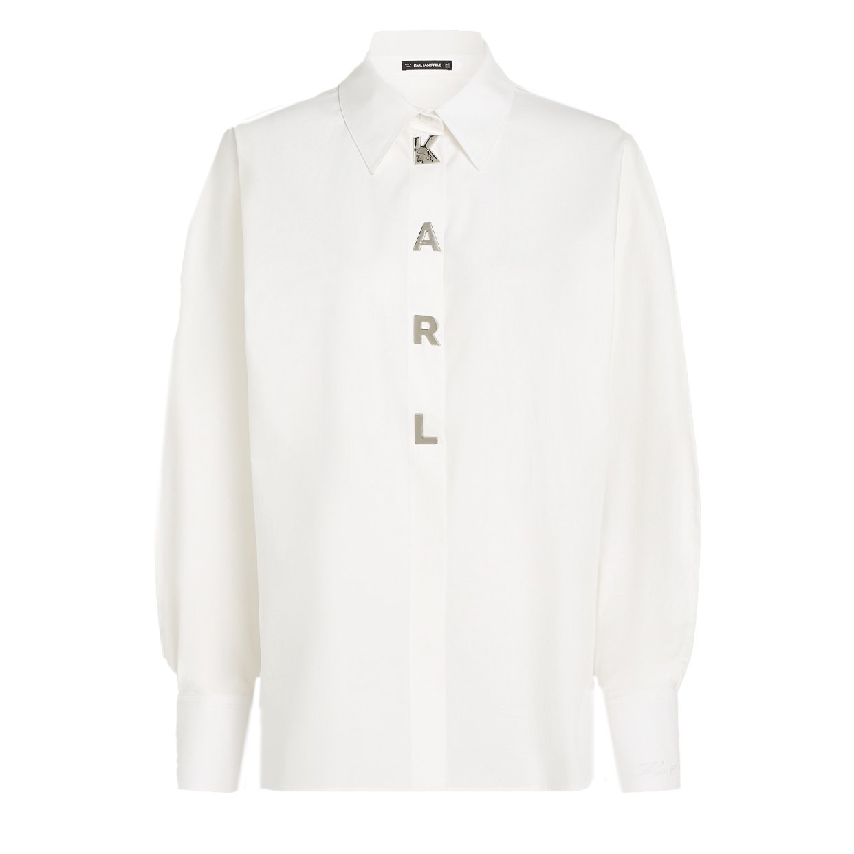 Karl Letters Shirt -White