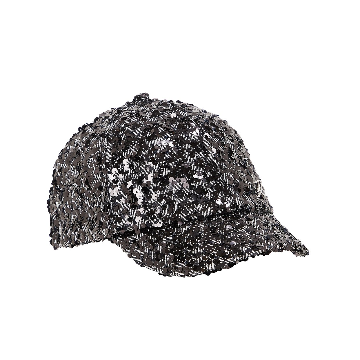 K/Signature Sequin Cap - Herringbone Sequins