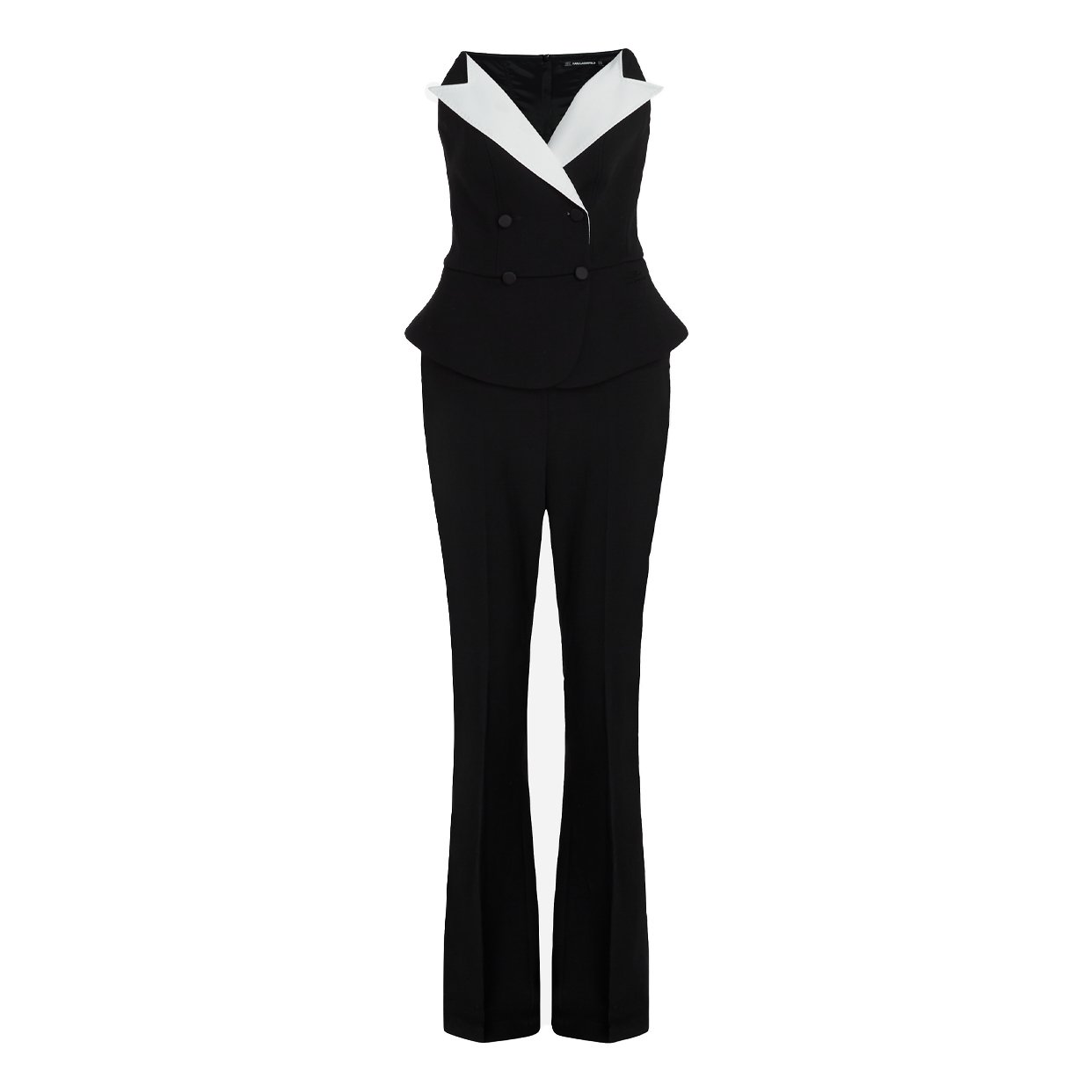 K/Studio Contrast Jumpsuit -Black