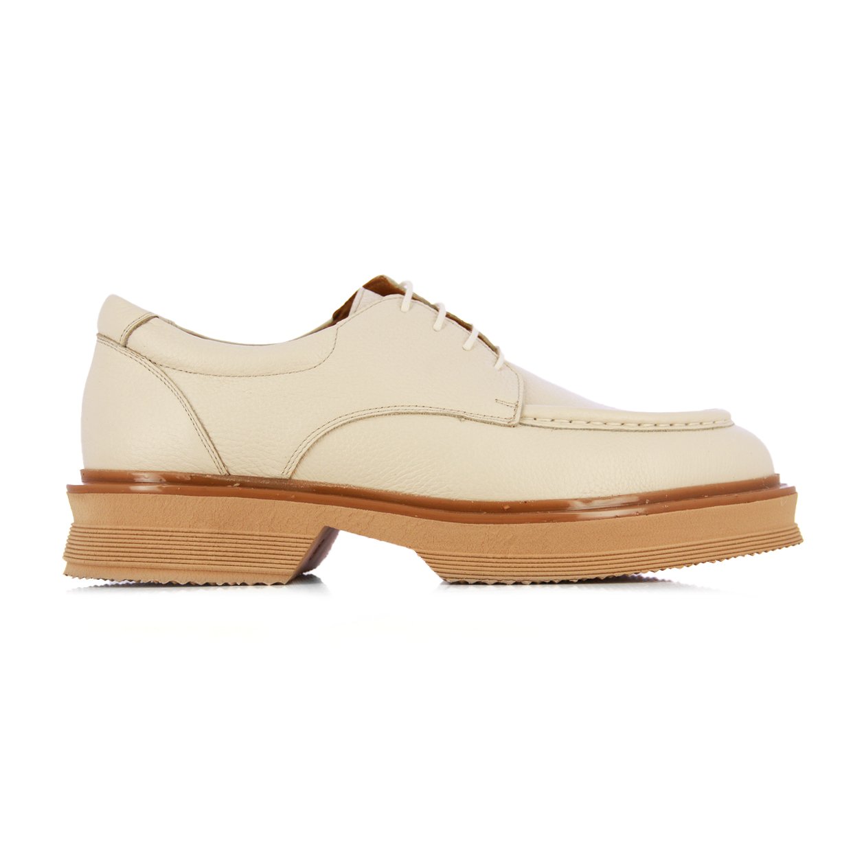 Formal Lace-Up Shoes -Beige