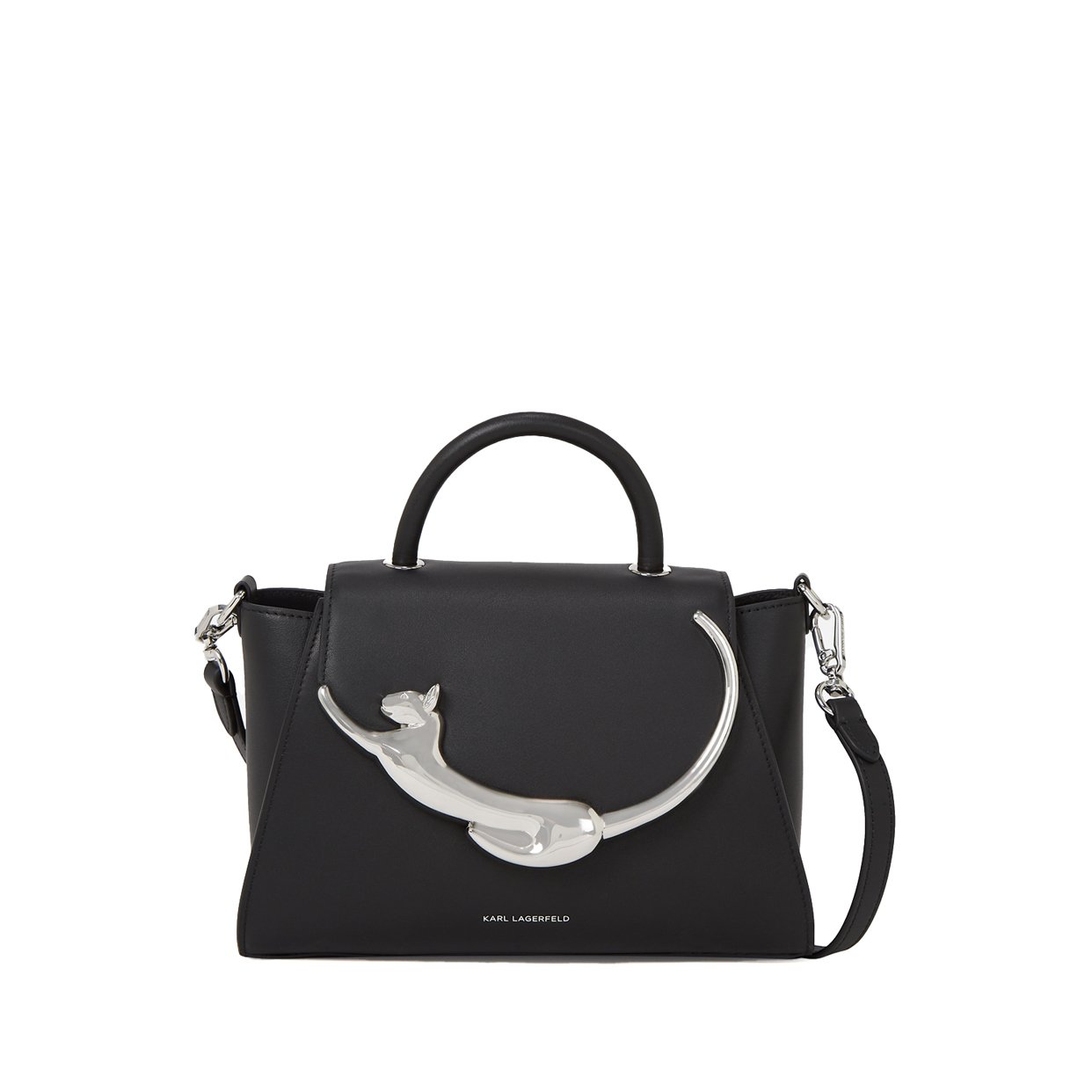 Choupette Top Handle Bag -Black