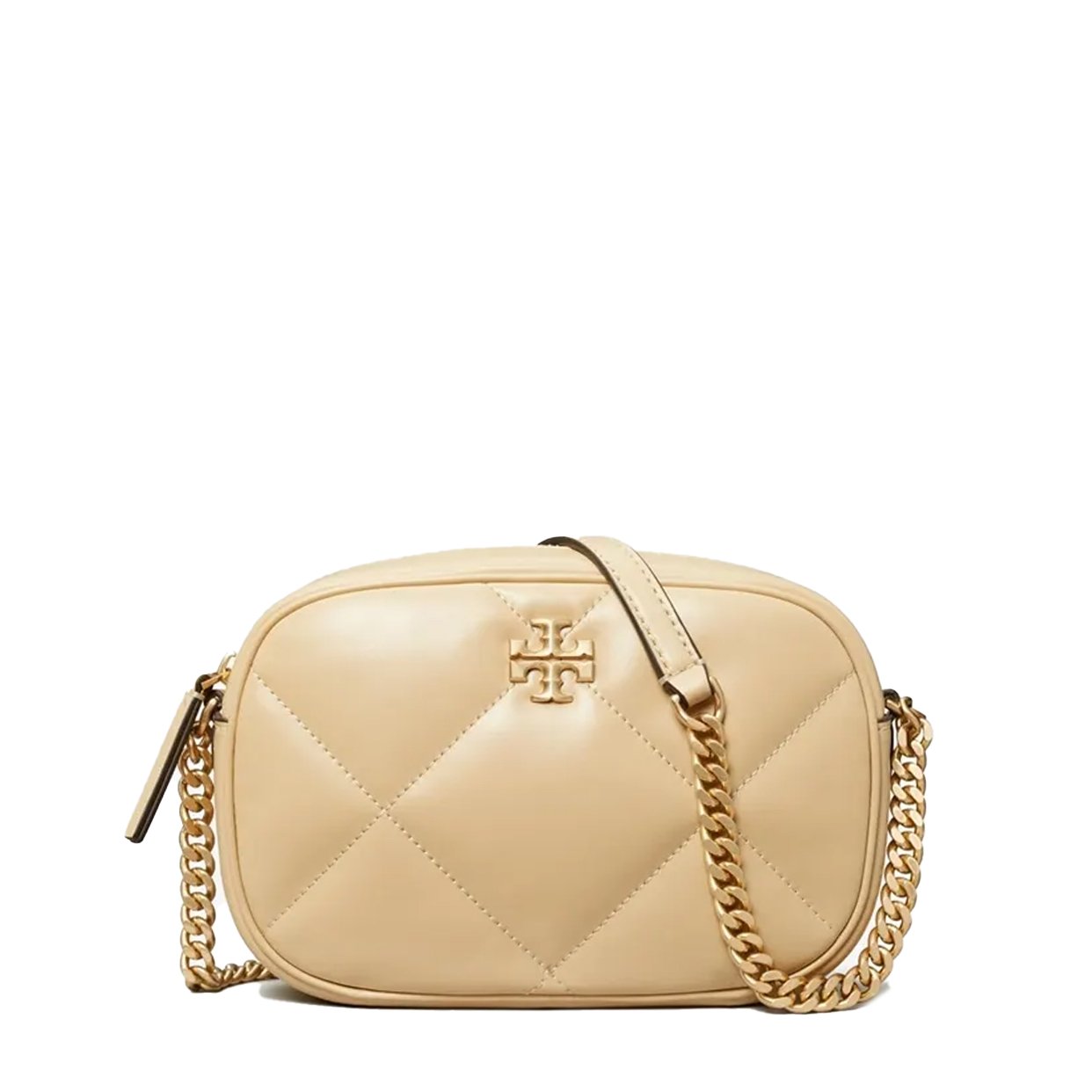 Kira Diamond Quilt Camera Bag -Vanilla