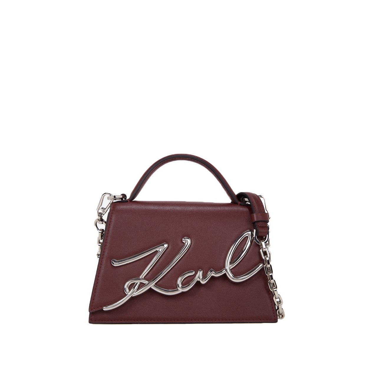 K/Signature Small Crossbody Bag -Windsor Burgundy