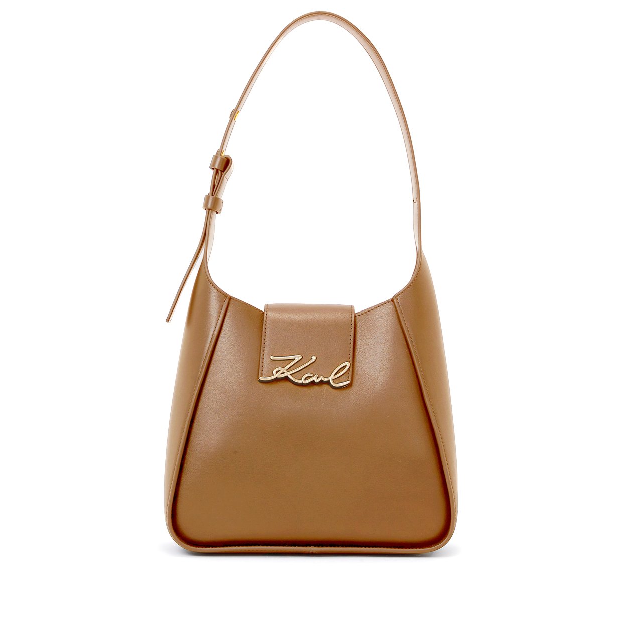 K/Signature Hobo Bag -Caramel
