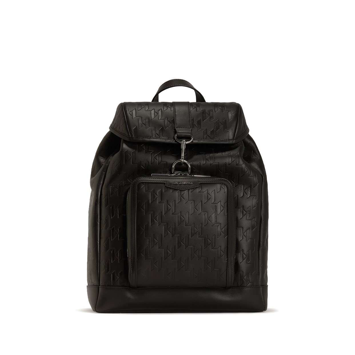 K/Loom Leather Backpack -Black