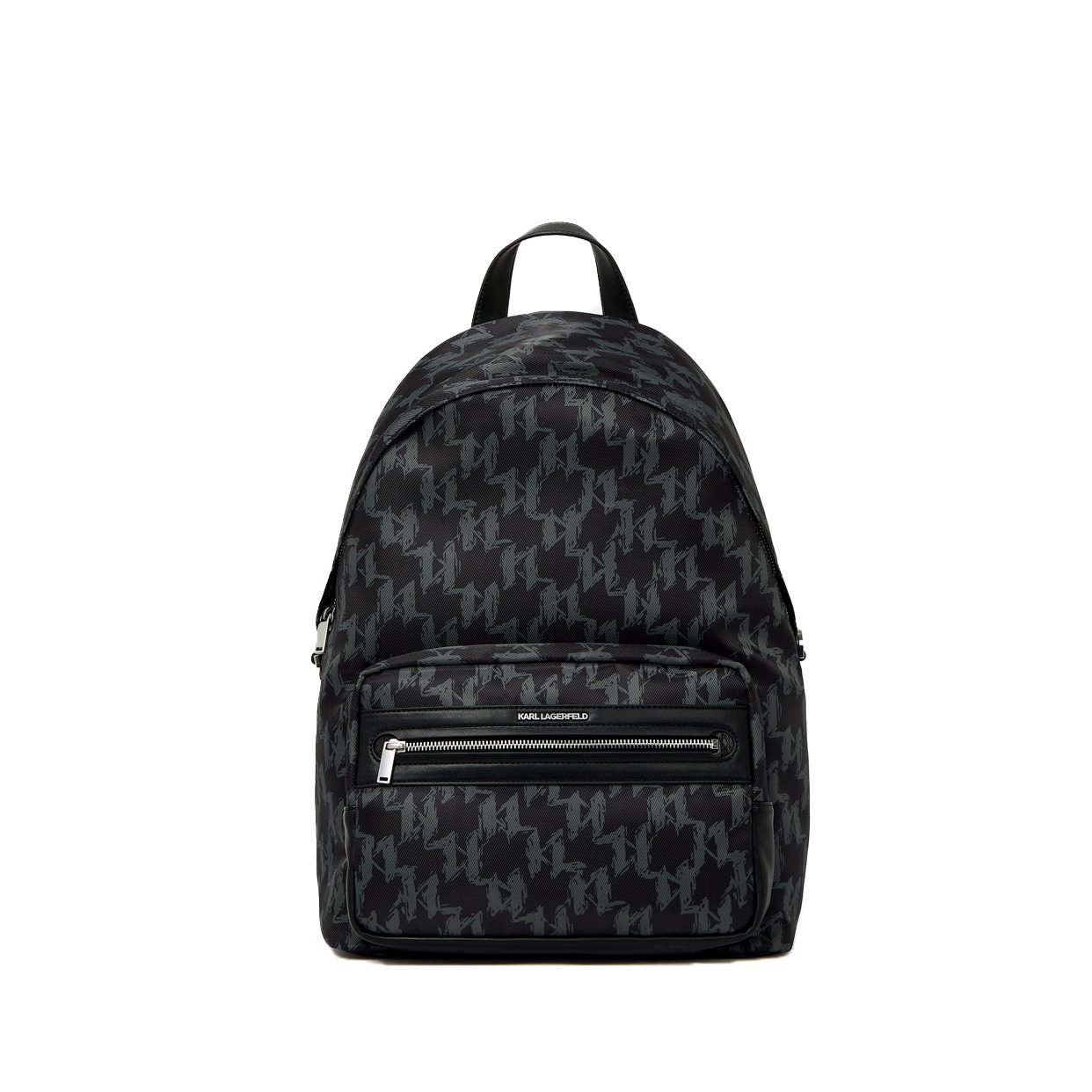 K/Monogram Graphic Backpack -Black/Burnt Olive