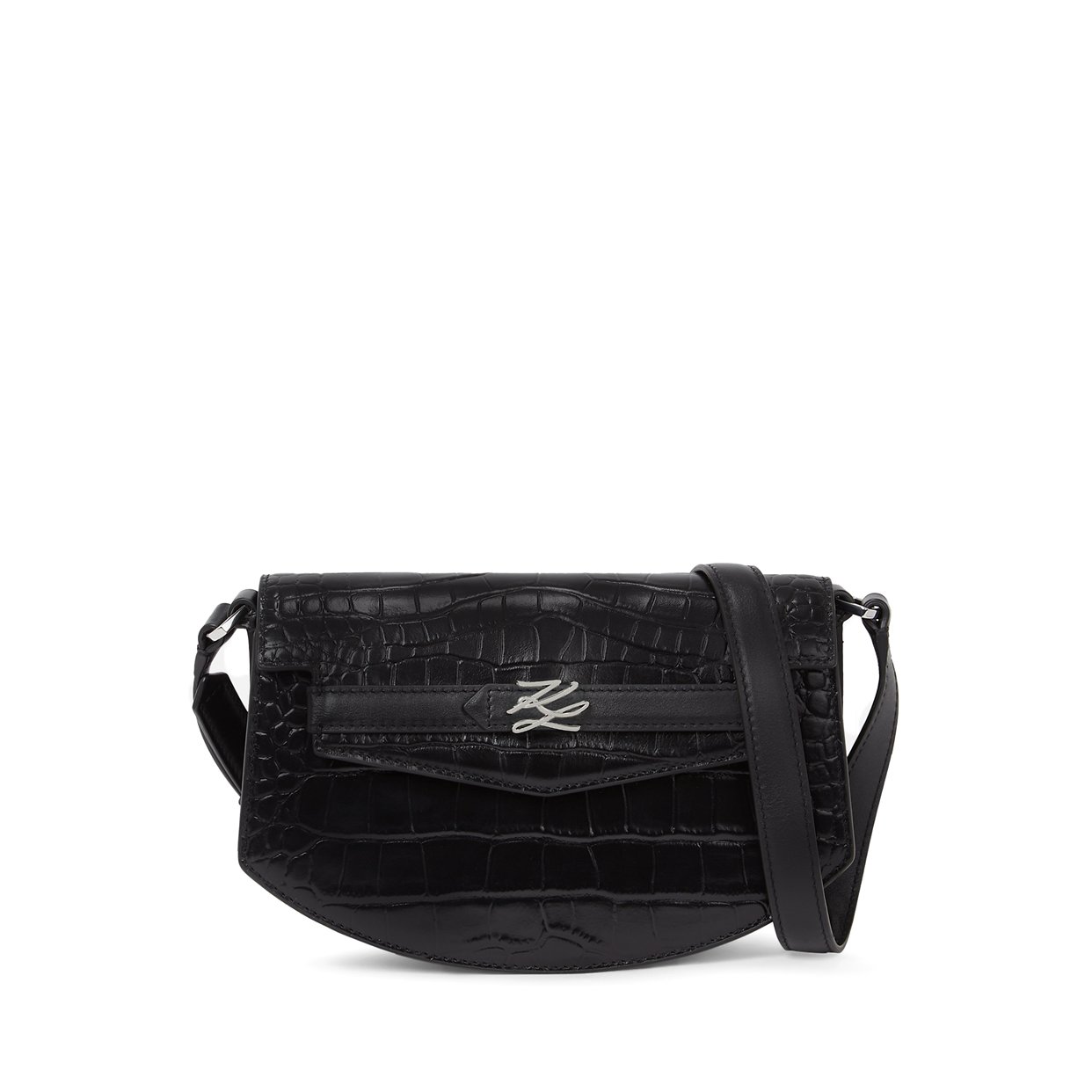 K/Studio Crossbody Bag -Black/Nickel