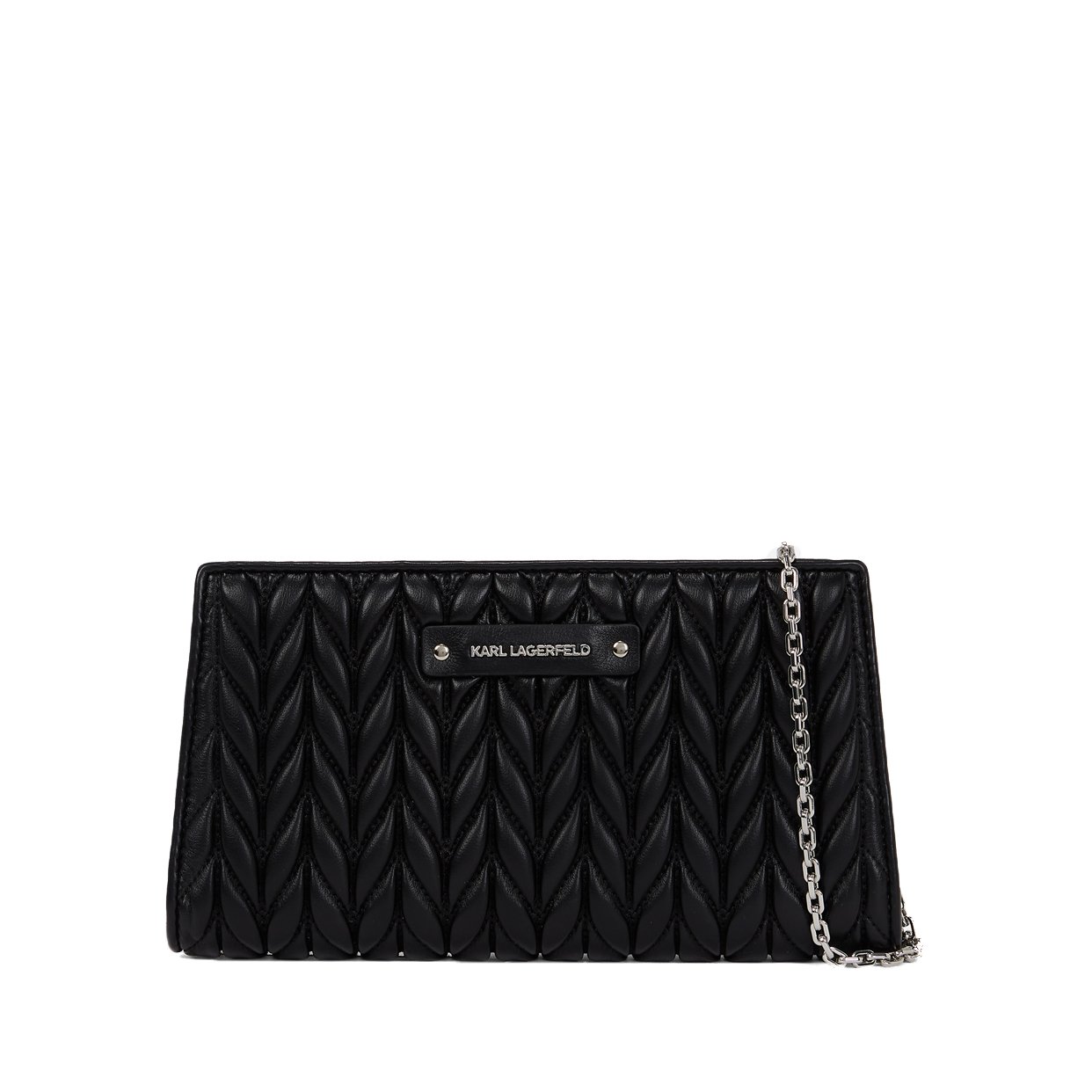 K/Weave Wallet On Chain -Black/Nickle