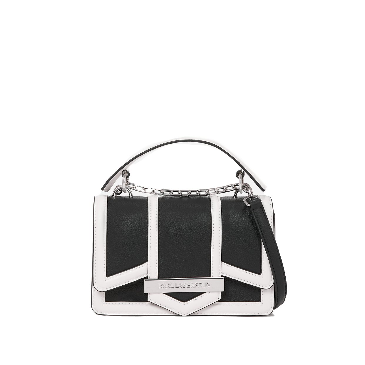 K/Nova Small Crossbody Bag -Black/White