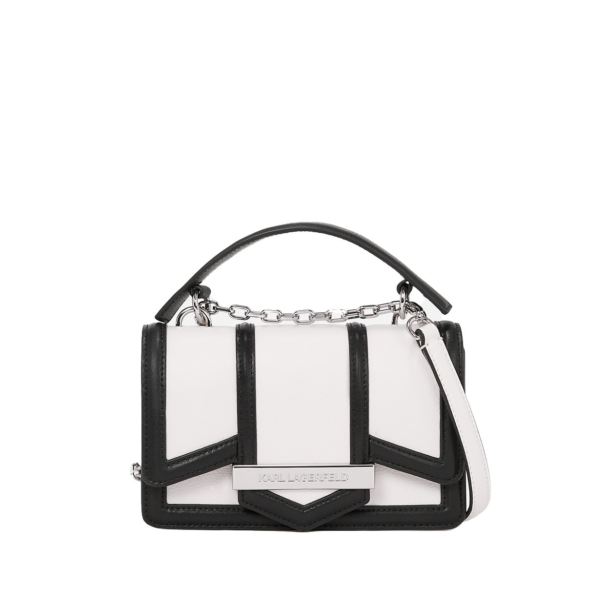 K/Nova Small Crossbody Bag -White/Black