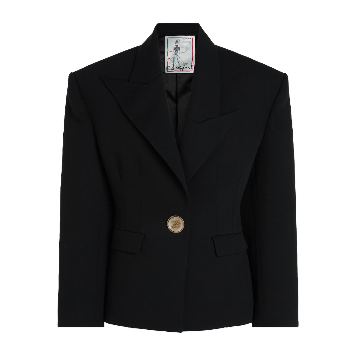 K/Studio Voluminous Blazer -Black