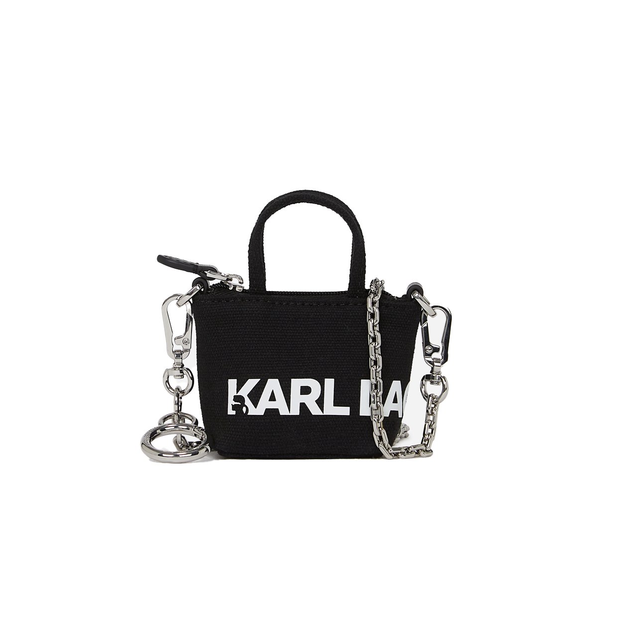 K/Essential Mini Bag Keychain -Black