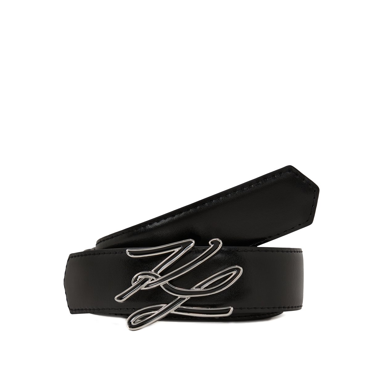 K/Autograph Enamel Belt -Black