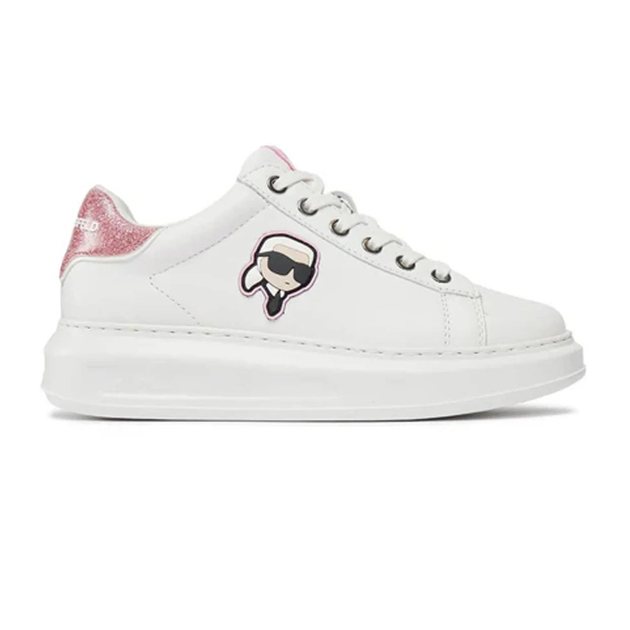 Kapri Karl NFT Low Top Sneaker -White/Pink