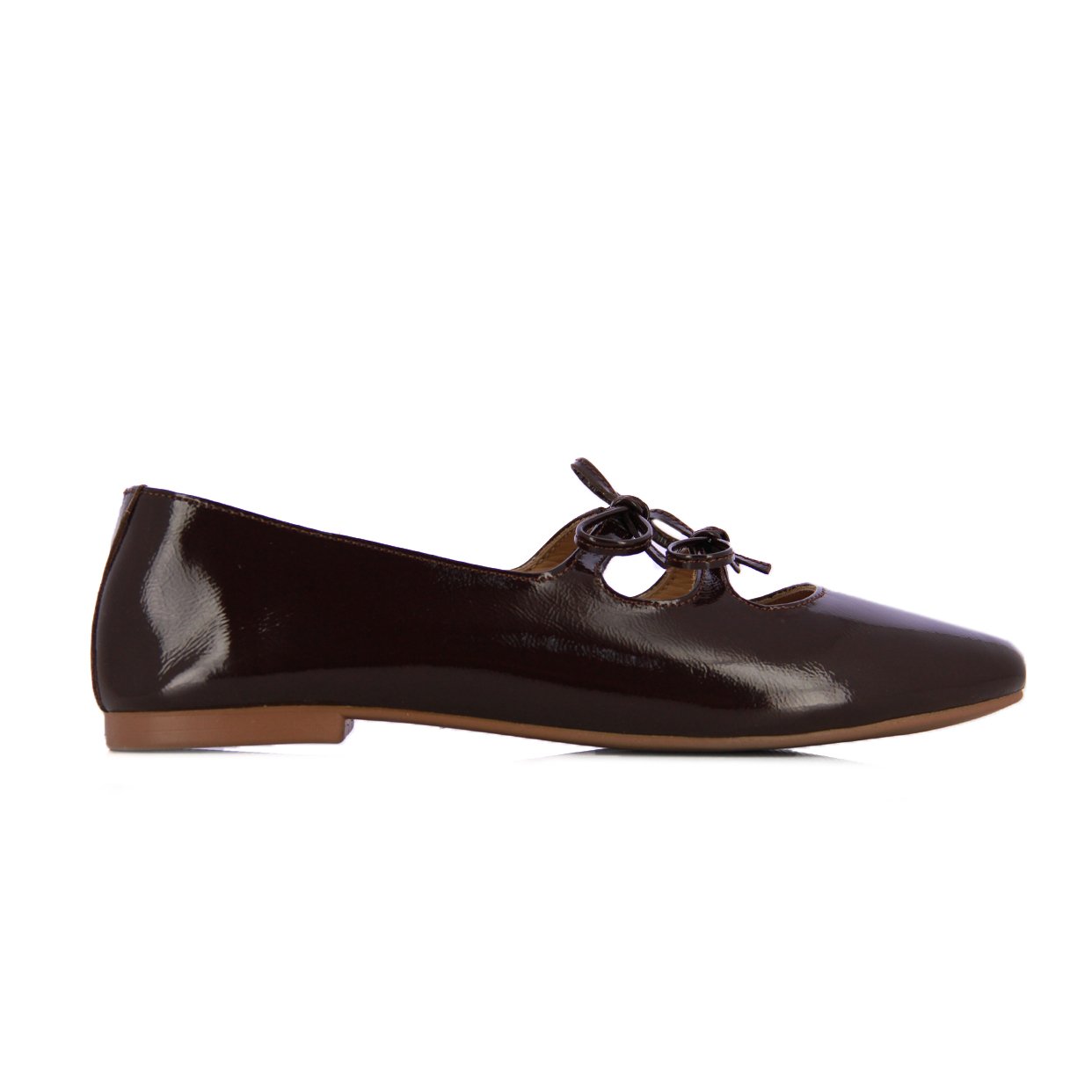Bow Pumps -Brown