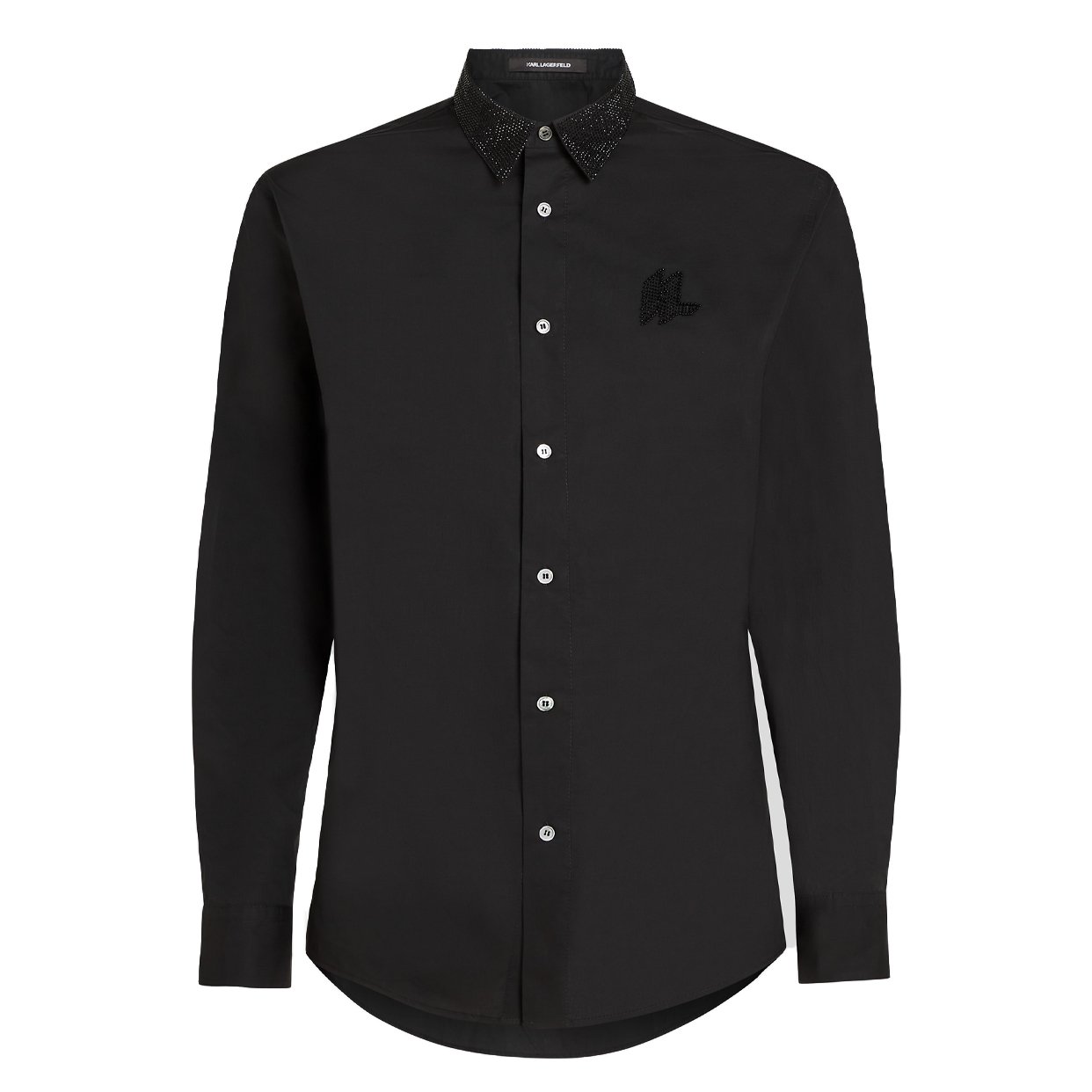 Evening Sparkly Shirt -Black
