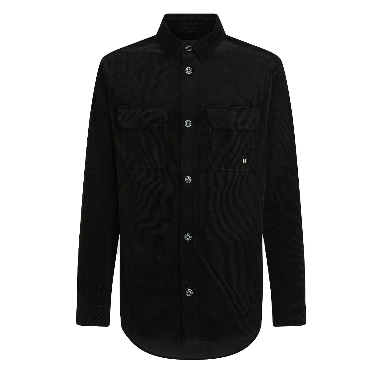 Corduroy Overshirt -Black