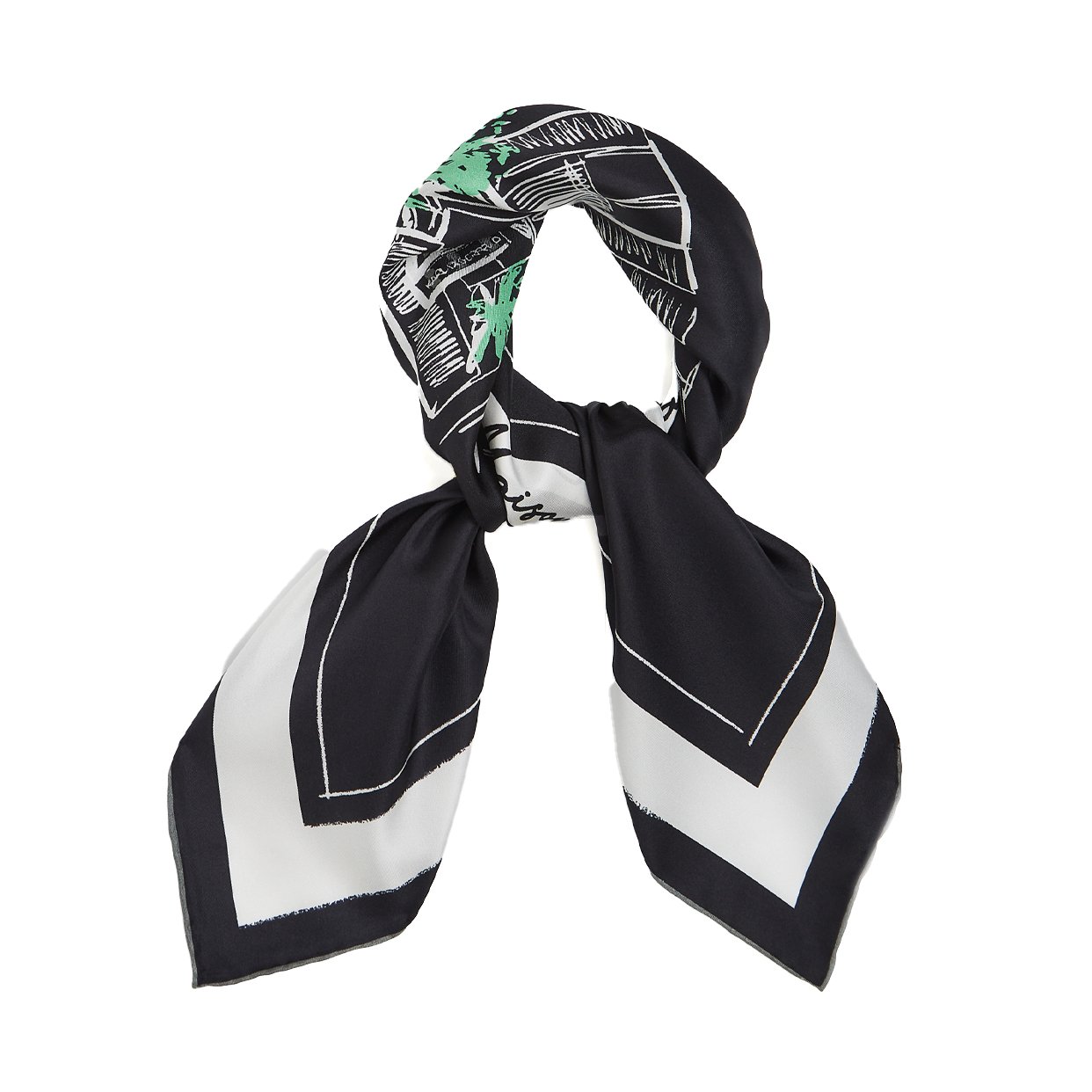 Maison De Karl Scarf -Black