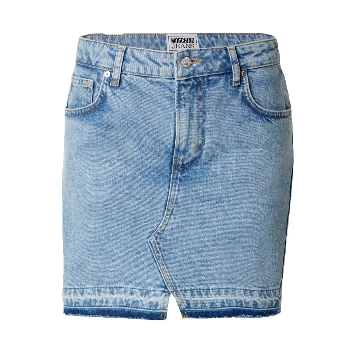 Denim Trouser Shorts -Light Blue