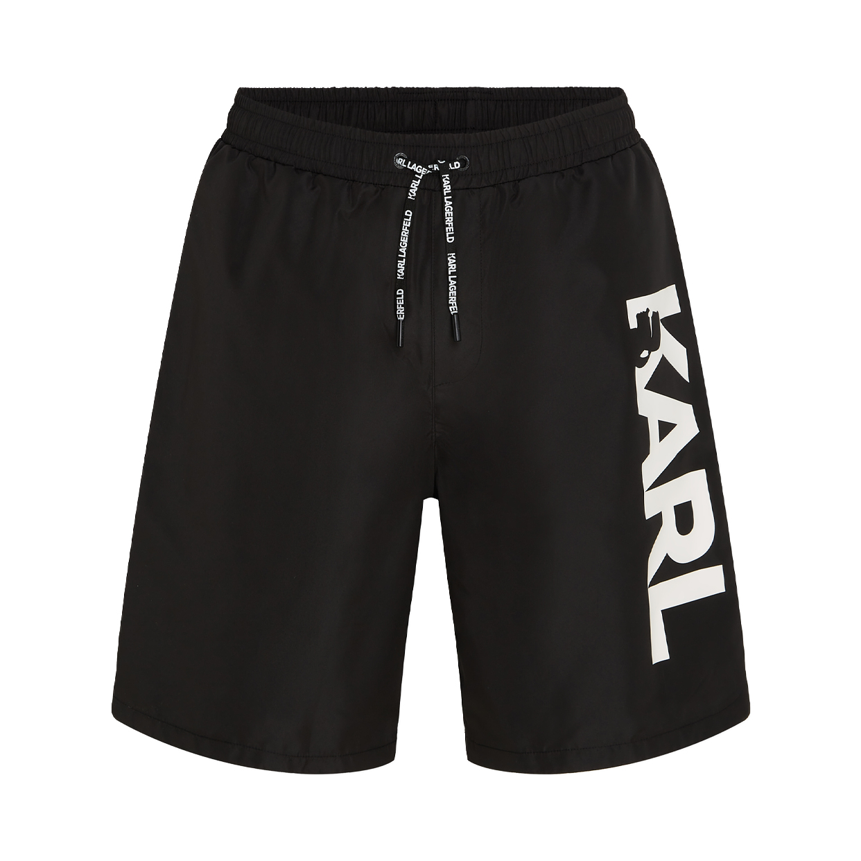 Logo Long Boardshorts -Black