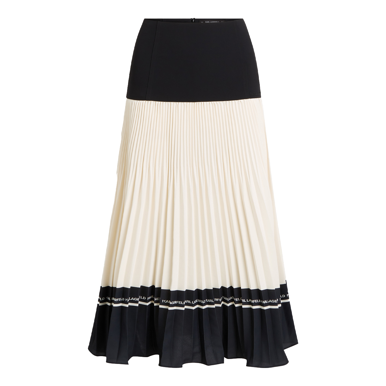 Elevated Pleated Skirt -Black